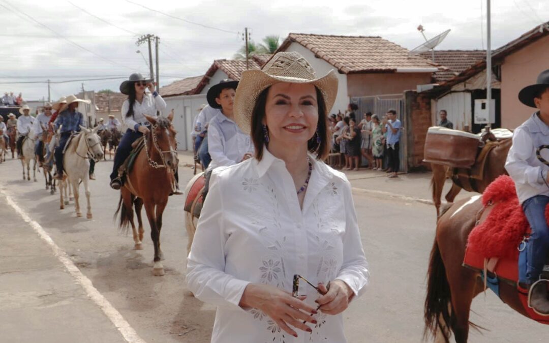 Professora Dorinha participa de Cavalgada em Guaraí, neste domingo