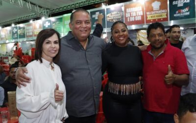 “É gratificante ver a população reunida em festa”, diz Dorinha durante Vaquejada de Novo Alegre