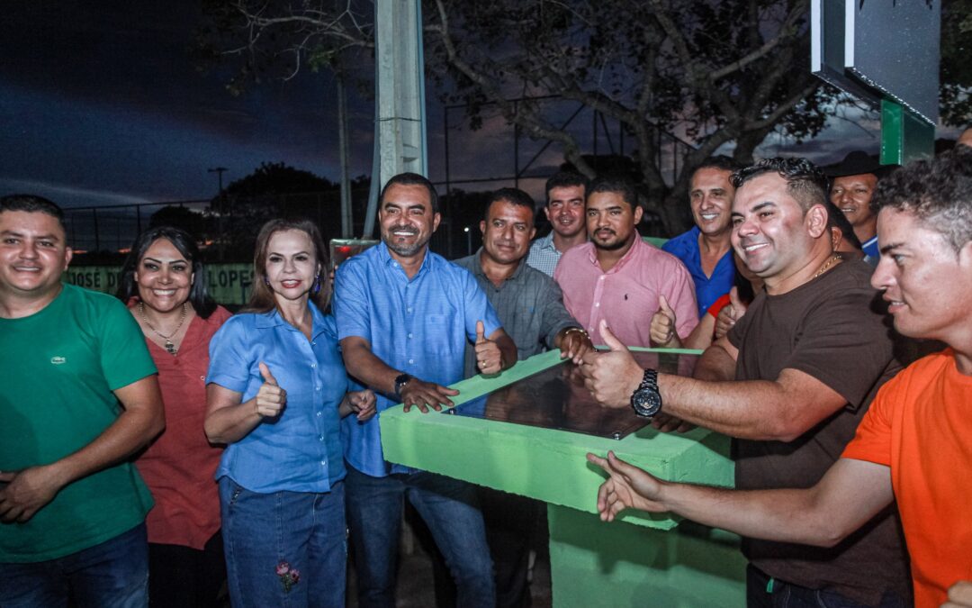 Rio dos Bois celebra 32 anos inaugurando obras com recursos da senadora Professora Dorinha