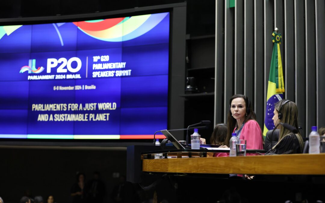 No P20, senadora Professora Dorinha defende que maior representatividade feminina seja compromisso internacional