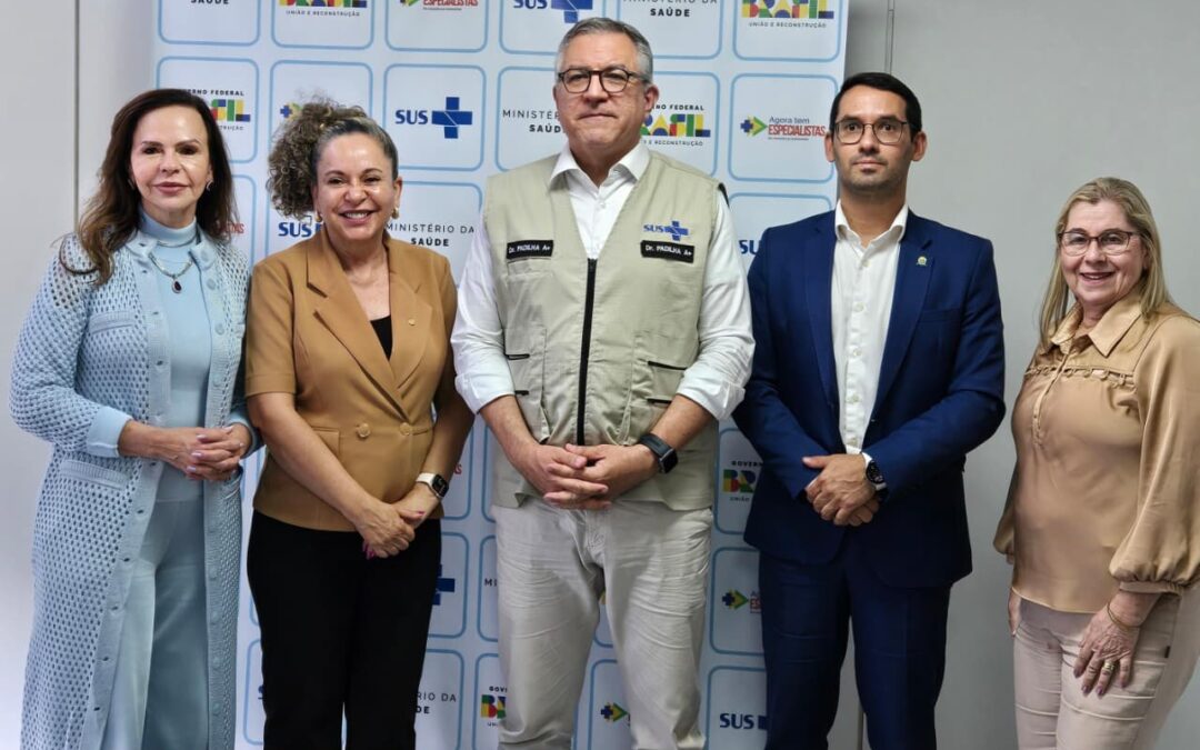 Senadora Professora Dorinha e ministro Padilha discutem andamento do Hospital Universitário da UFT e avanços na saúde de Gurupi