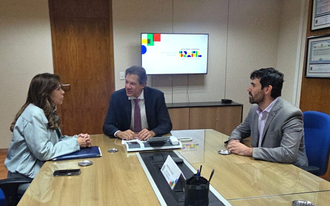 Relatora da Receita, senadora Professora Dorinha se reúne com ministro Fernando Haddad para tratar do Orçamento de 2026