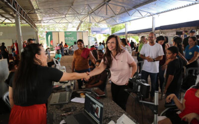 Senadora Professora Dorinha participa de Dia “D” de cidadania em comemoração ao aniversário de Miranorte