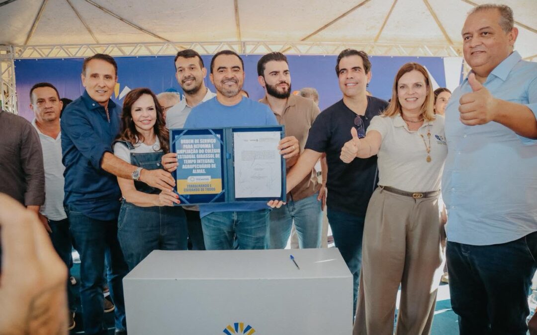 Dorinha destaca força da educação técnica em assinatura de ordem de serviço de escola agrícola de Almas